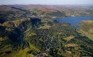 Skelwith Fold Caravan Park Lake District from the air