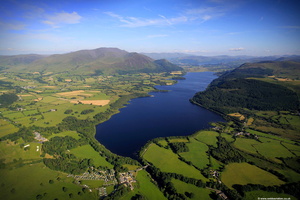 Skiddaw and Bassenthwaite Lake  from the air
