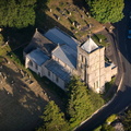 St Peter's Church  Heversham section from the air