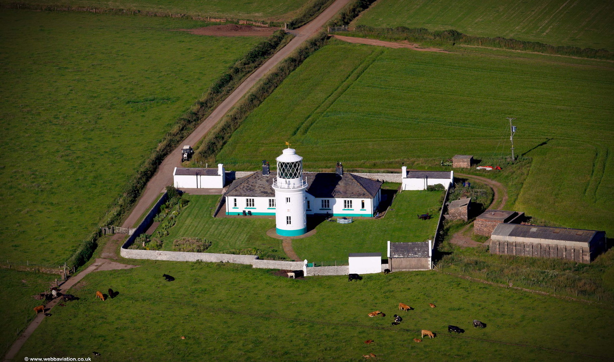  St Bees Lighhouse  Cumbria  from the air