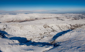Swindale Beck in the Lake District from the air