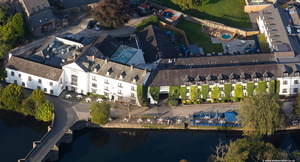 The Swan Hotel & Spa,Newby Bridge  aerial photograph  