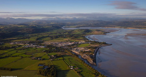GlaxoSmithKline (GSK) site at  Ulverston Cumbria aerial photograph  