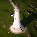 Sir John Barrow Monument Cumbria  from the air