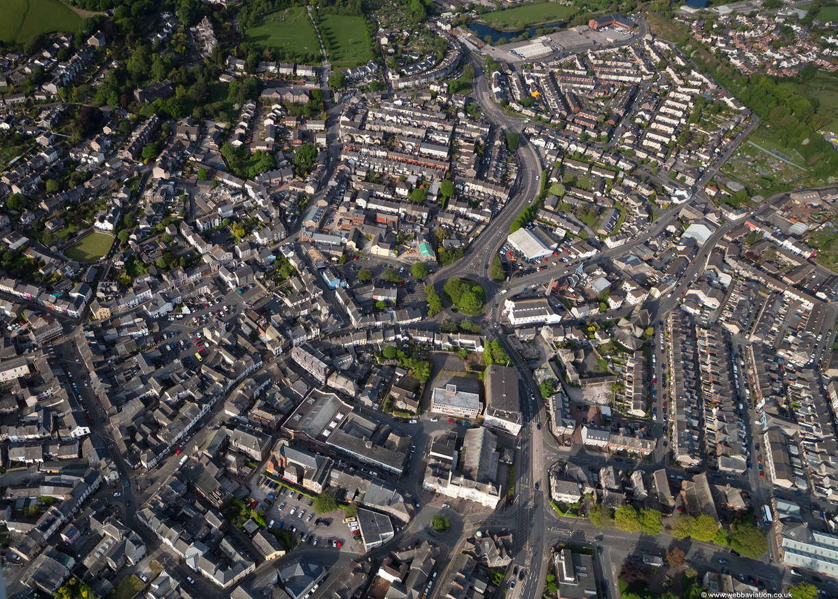 Ulverston from the air
