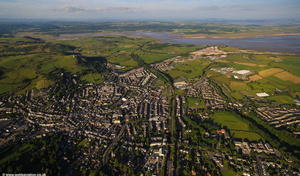 Ulverston Cumbria aerial photograph  