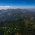 Whinlatter Forest Park in the Lake District  from the air