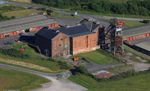 Haig Colliery Mining Museum Whitehaven Cumbria from the air