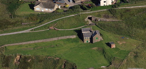 Jonathan Swifts House Whitehaven Cumbria from the air