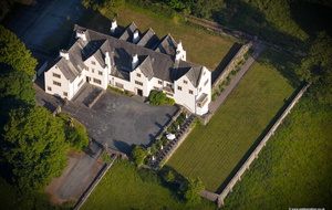 Blackwell Arts & Crafts House Bowness-on-Windermere from the air