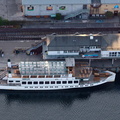 MV Swan, Windermere in the Lake District in the Lake District aerial photograph  