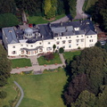 Storrs Hall Windermere in  the Lake District aerial photograph  