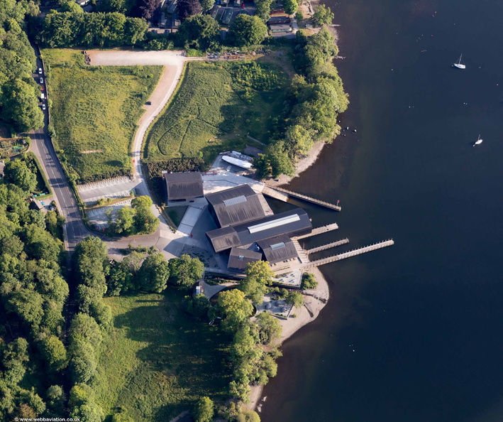 Windermere Jetty Museum from the air
