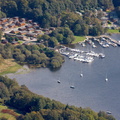 White Cross Bay Holiday Park Windermere in the Lake District aerial photograph  
