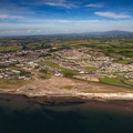former steelworks site at Moss Bay Workington Cumbria  from the air