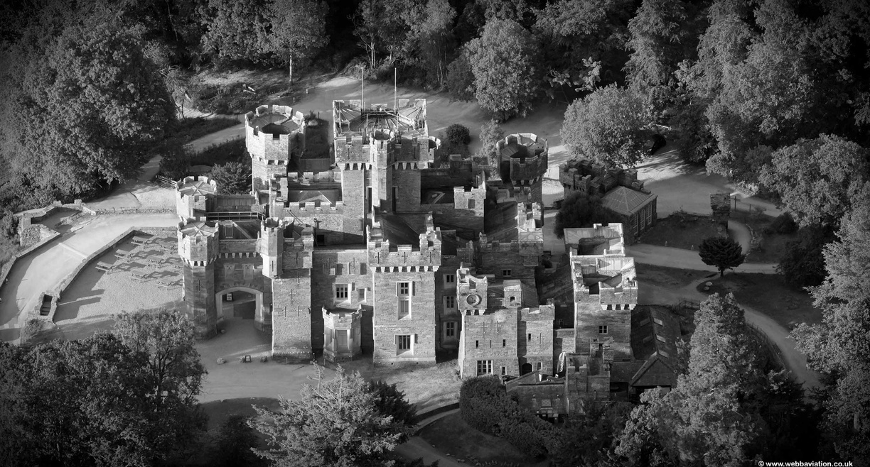 Wray Castle from the air