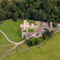 Shap Abbey Cumbria from the air