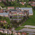 Queen Elizabeth's Grammar School Ashbourne   from the air