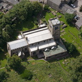 Church of St Thomas Becket Chapel-en-le-Frith from the air