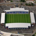 Technique Stadium Chesterfield ,  home of Chesterfield FC,   from the air
