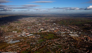 Chesterfield  from the air