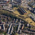 Great Northern Railway Bonded Goods Warehouse,  & Friargate Station site Derby from the air