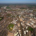  Rose Hill and Pear Tree, Derby  from the air