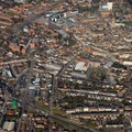 Derby city centre from the air