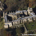 Haddon Hall   Derbyshire  aerial photograph
