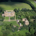 Hardwick Hall Derbyshire aerial photograph