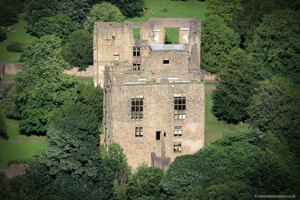  Hardwick Old  Hall Derbyshire   ( National Trust  ) aerial photograph