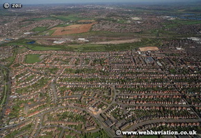 Long Eaton Derbyshire aerial photograph 