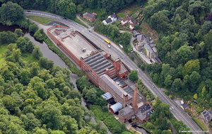  Masson Mill Derbyshire aerial photograph 