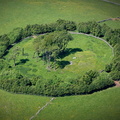 Minninglow ( Minning Low)  Neolithic chambered tomb and Bronze Age bowl barrows Derbyshireaerial photograph