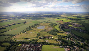 Pleasley Colliery Derbyshire aerial photograph