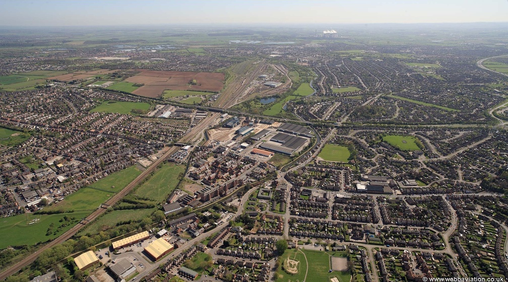 Sandiacre from the air