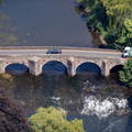 Bickleigh Bridge from the air