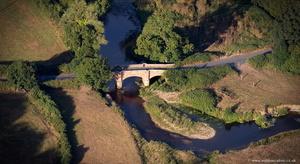 Cadhay Bridge , Ottery St Mary, Devon from the air