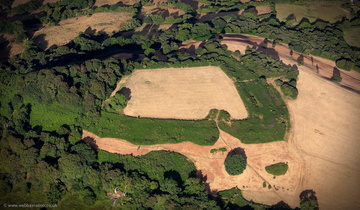 Dumpdon Camp Iron Age  hillfort   from the air