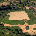 Dumpdon Camp Iron Age  hillfort   from the air