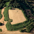 Dumpdon Camp hillfort  from the air