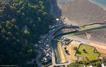 Lynmouth aerial photograph
