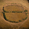Beacon Castle Iron Age enclosure  aerial photograph