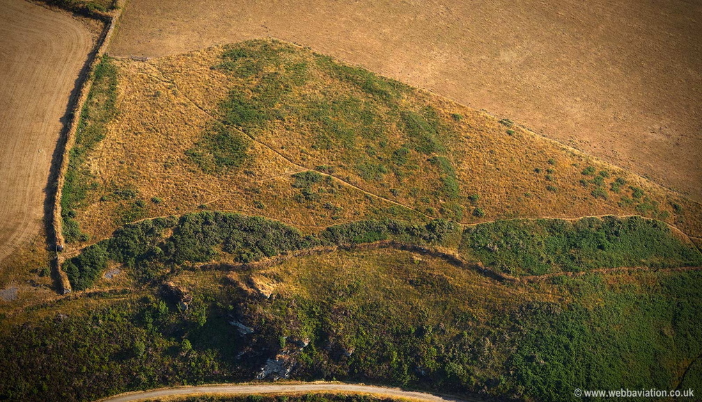 Martinhoe Roman Fortlet  aerial photograph