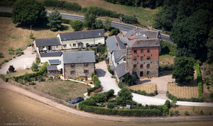 Newland Mill  North Tawton from the air