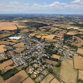North Tawton Devon  from the air
