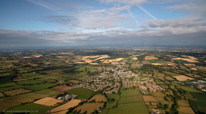 Ottery St Mary  Devon from the air