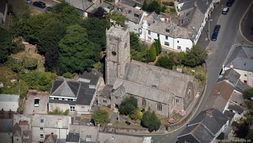 Church of St Maurice, Plympton St Maurice aerial photograph