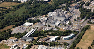 Derriford Hospital Plymouth  aerial photograph