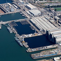 HMNB Devonport Plymouth  aerial photograph